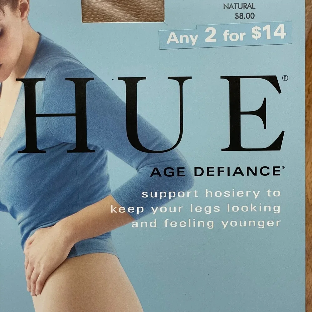 HUE Bundle of 3 Age Defiance Control‎ Top Sheer leg sz 1 Style #5992 Denier 20